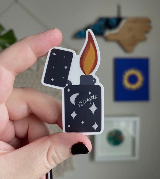 Midnights Lighter- Laptop/Waterbottle Sticker