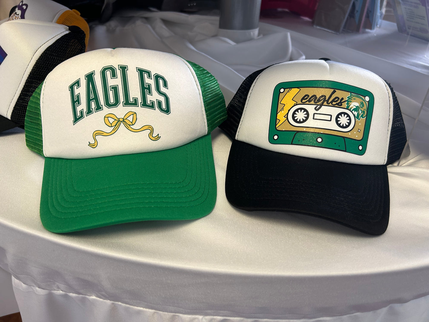 Eagles Coquette - Green/White Trucker Hat