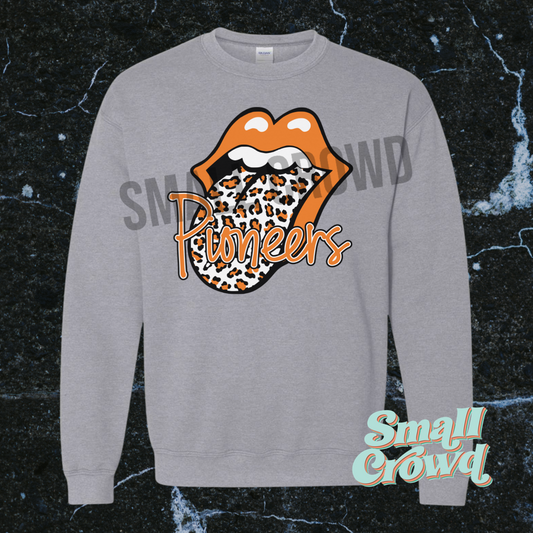 Hornets (orange) - Rockin Tongue Heather Grey