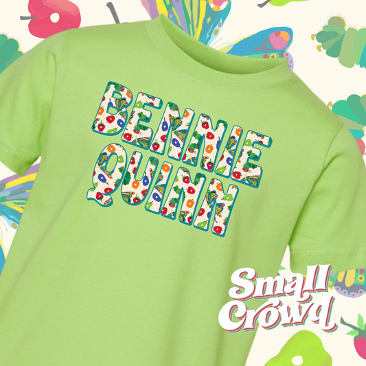 Hungry Cat Custom Name Tee - Lime