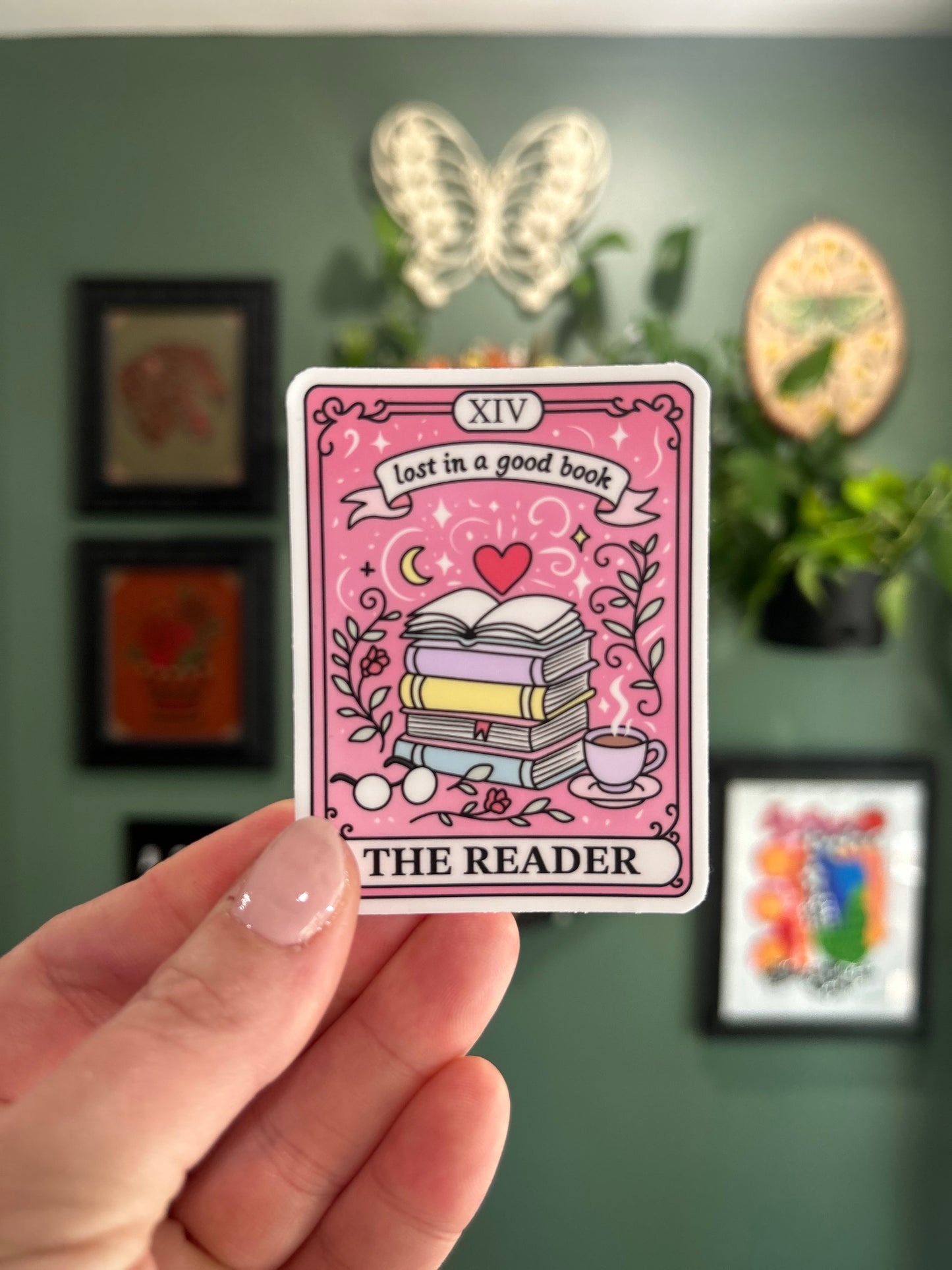 The Reader Tarot - Laptop/Waterbottle Sticker