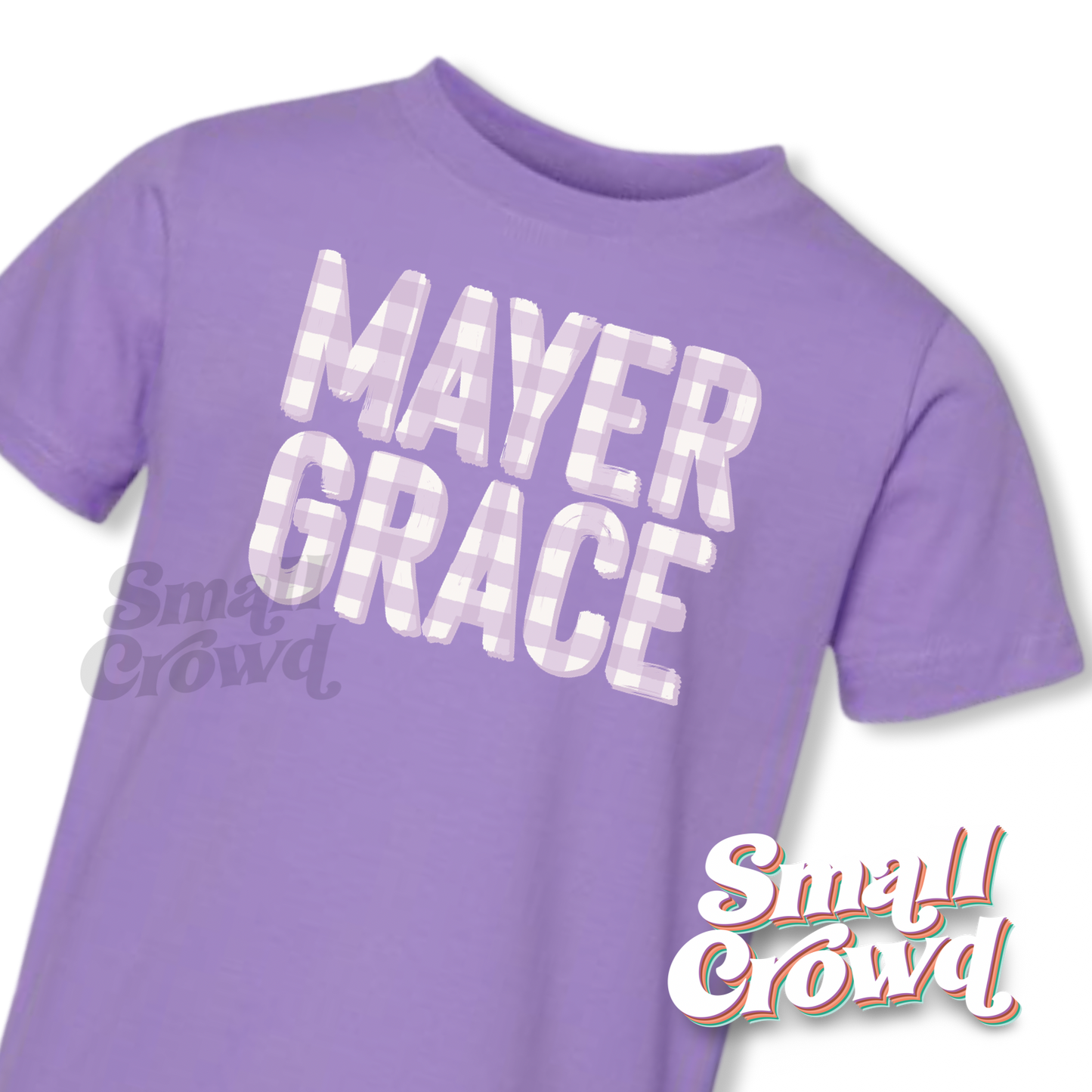 Lavender Gingham OG Custom - Lavender