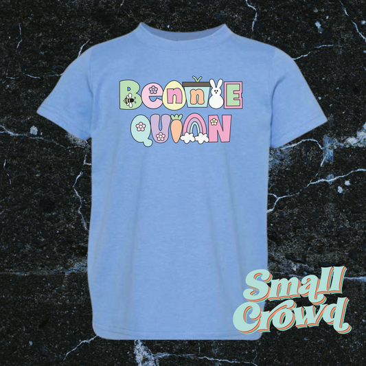 Easter Pop Custom Name Short Sleeve Unisex tee - (Rabbit Skins/LAT)