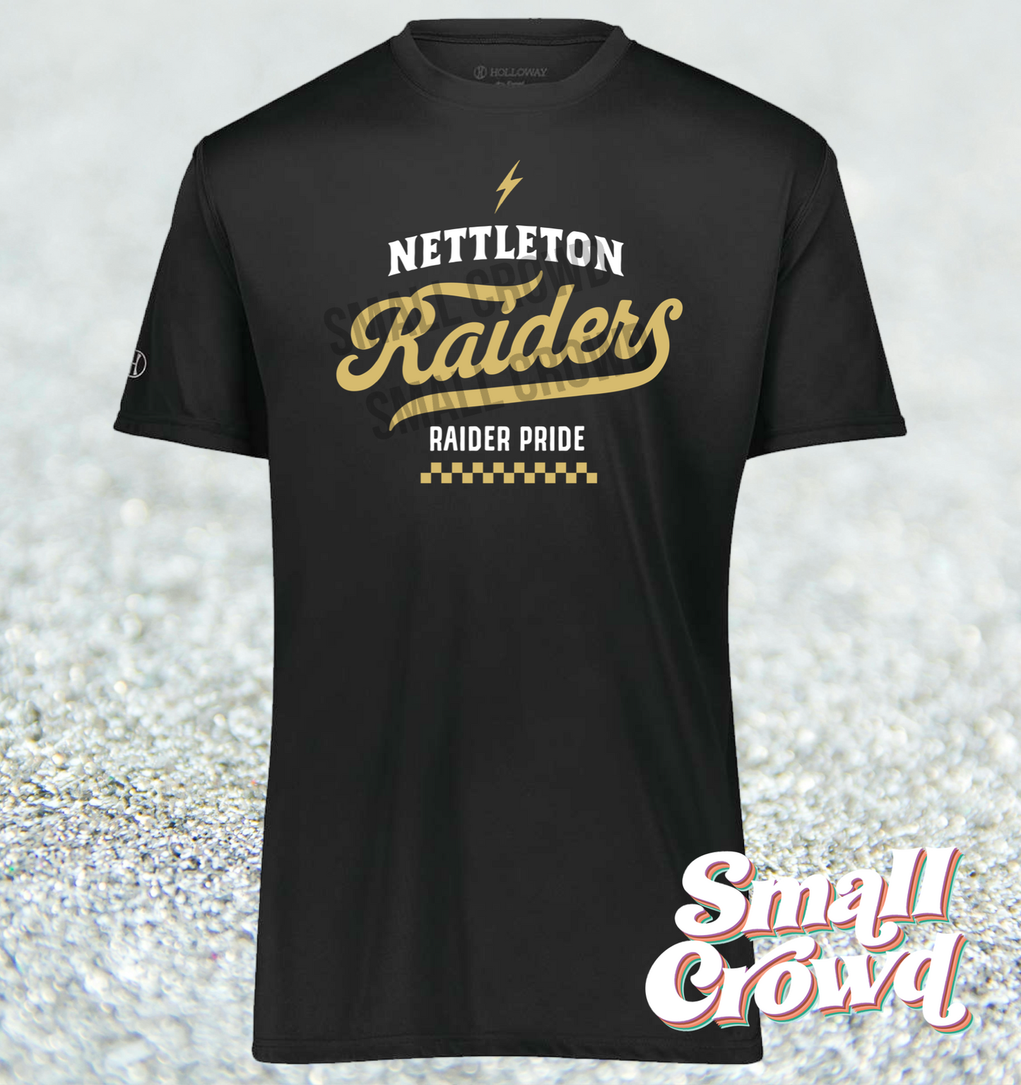 Nettleton Raiders Cool Athletic Design - Moisture Wicking Tee - Black