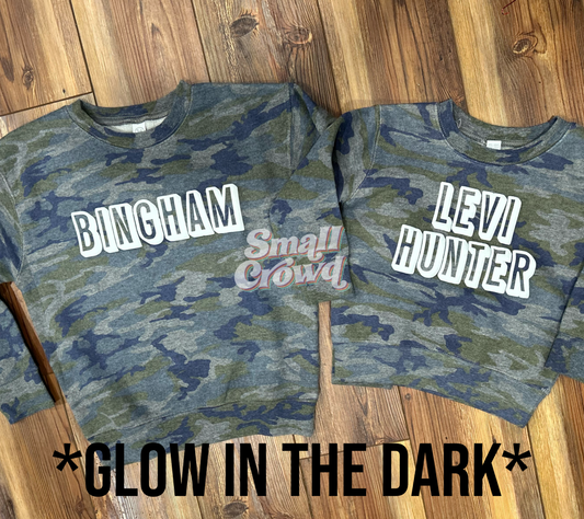 Custom Puff - Glow In The Dark on Camo