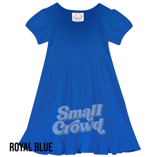 Blazers Metallic Gold Puff  - Ruffle Dress short sleeve
