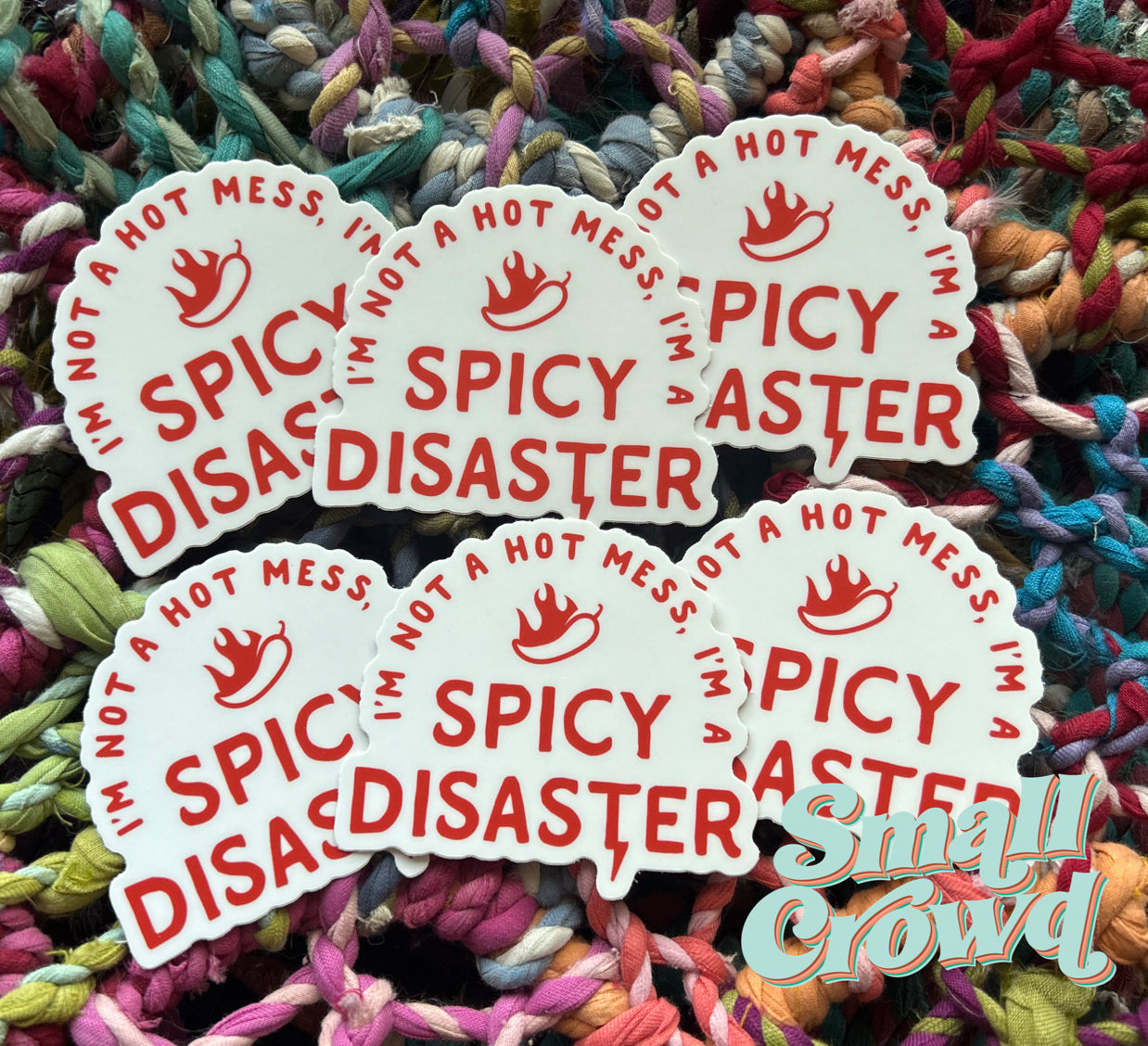 Spicy Disaster - Laptop/Waterbottle Sticker