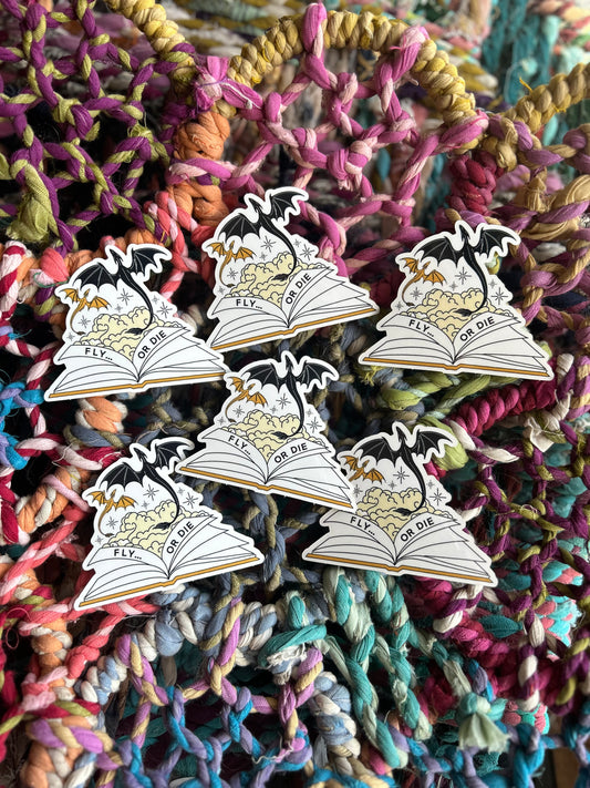 Fly or Die - Laptop/Waterbottle Sticker