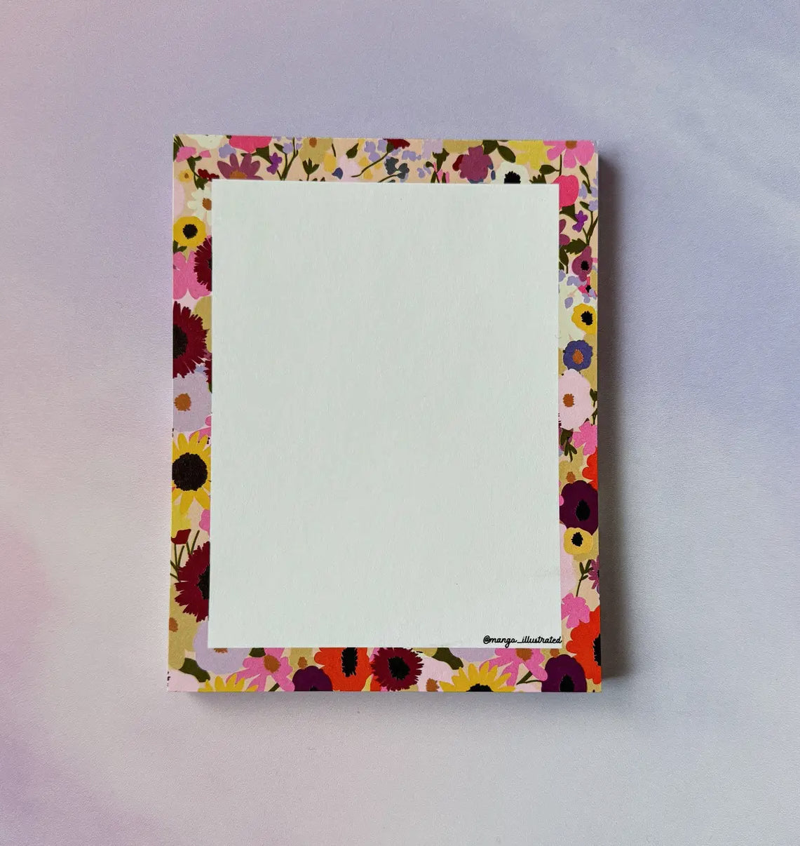 Floral Folklore Inspired Notepad