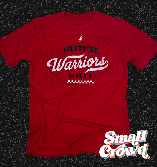 Westside Warriors Cool Athletic Design - Moisture Wicking Tee - Red