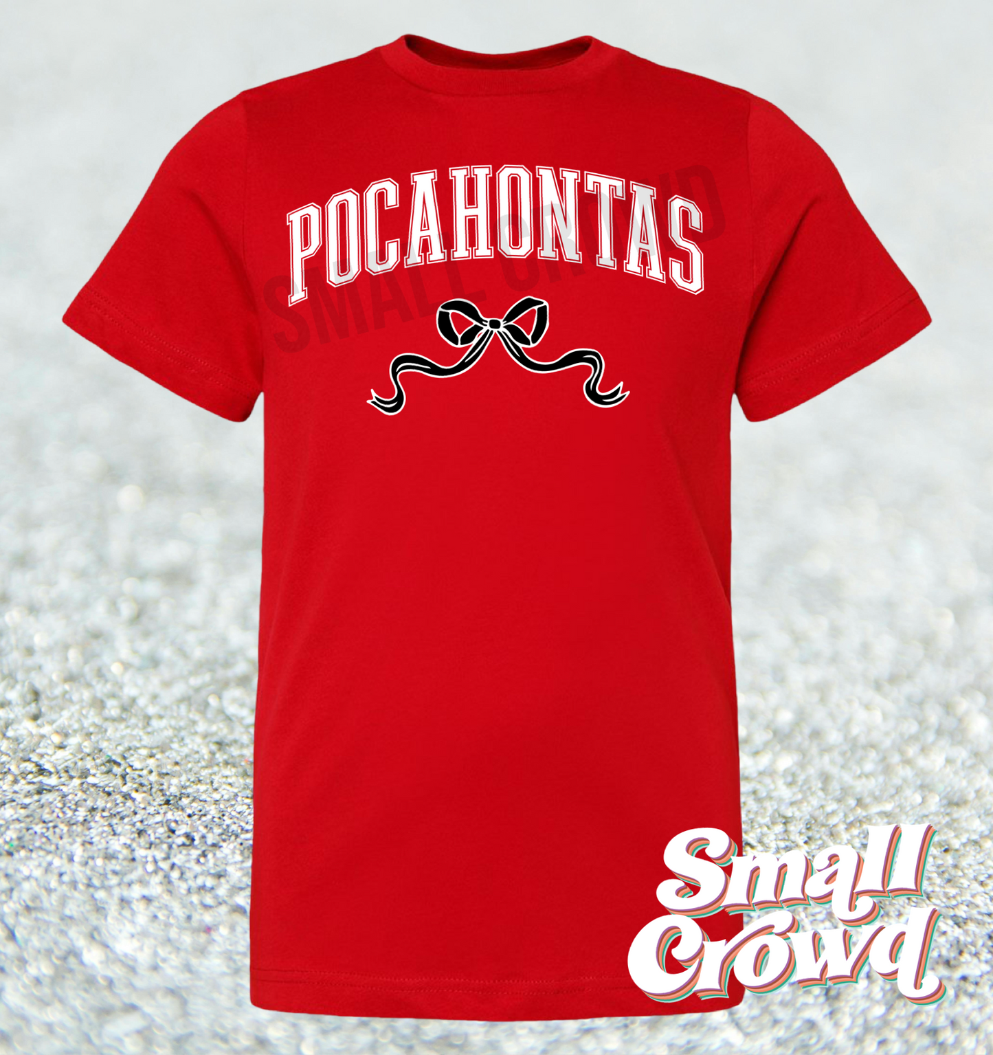 Pocahontas Coquette School Tee - red shirt