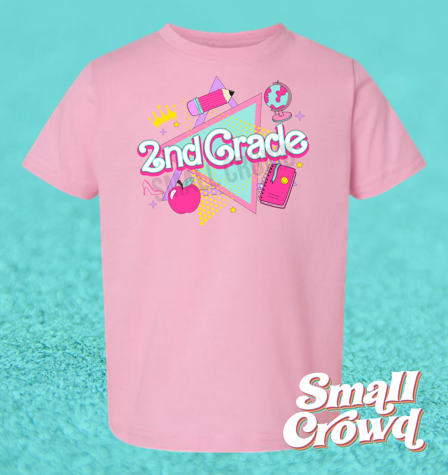 90s Doll Inspired Grade Level Tee - Pink (preschool - 11th + teacher)