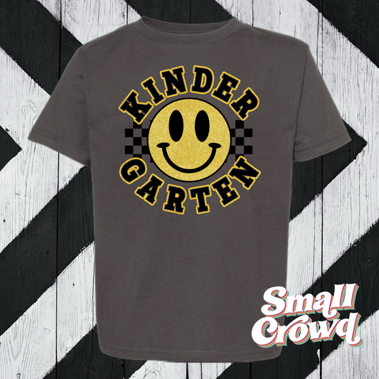 Smiley*GRADE LEVEL* - pepper/charcoal (prek-5th grade)