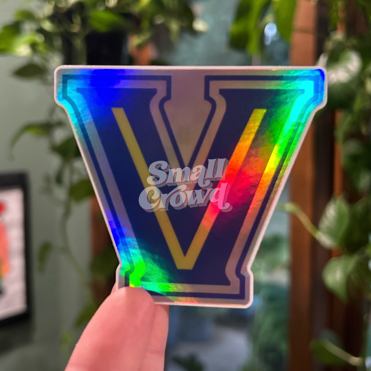 Holographic VV logo- Laptop/Waterbottle Sticker