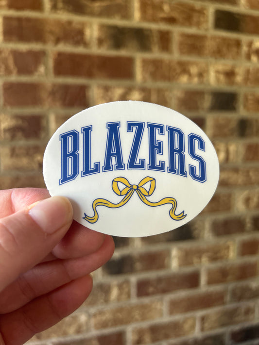 Valley View Blazers Coquette Bow - Laptop/Waterbottle Sticker