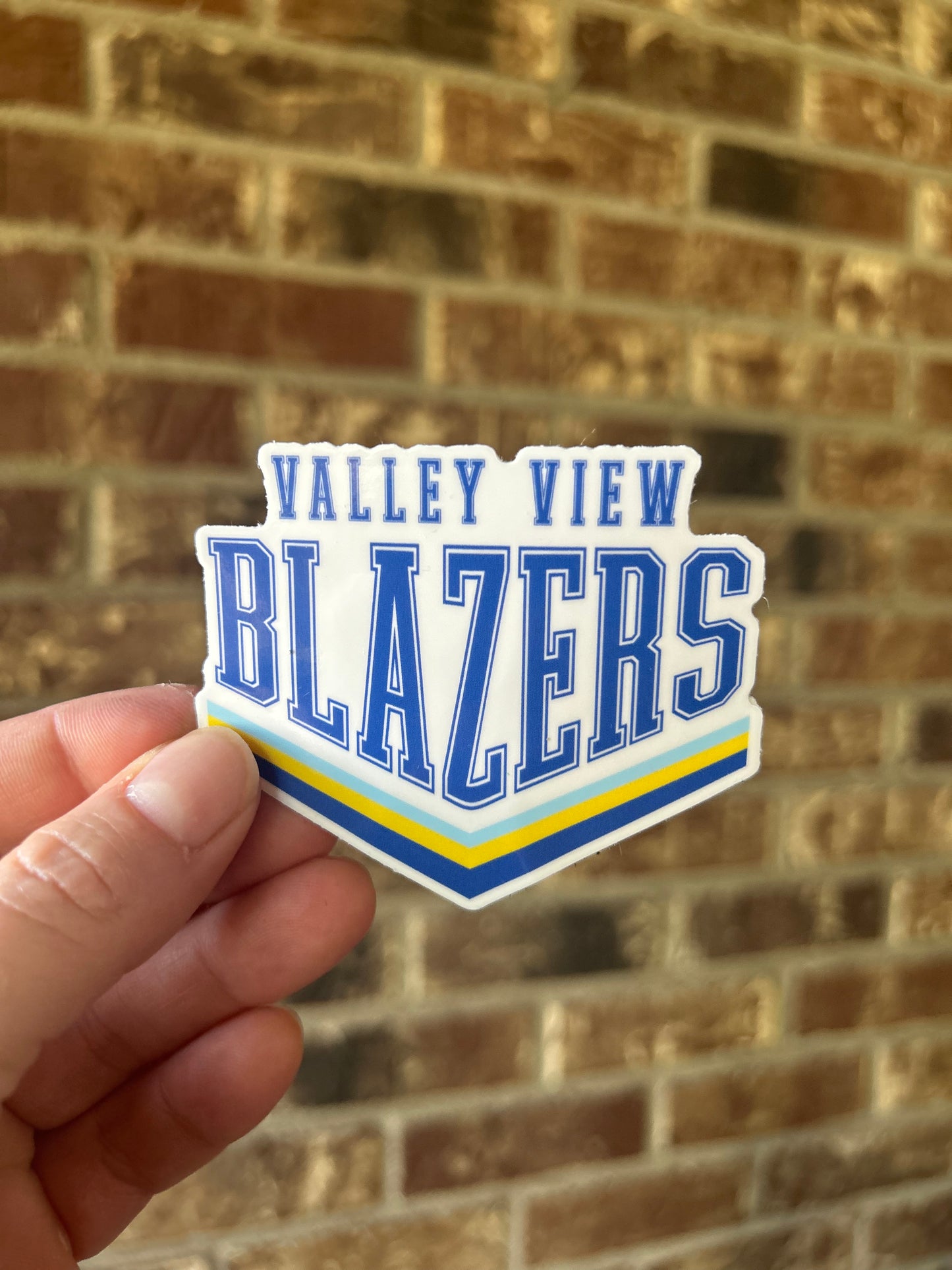 Valley View Blazers Diagonal - Laptop/Waterbottle Sticker