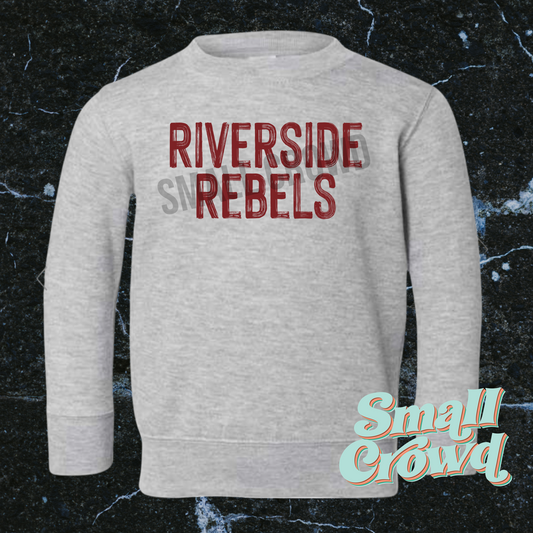 Riverside Rebels maroon OG - Heather Grey