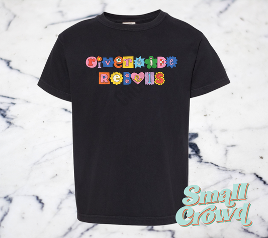 Riverside Rebels GIRLYPOP Tee - black