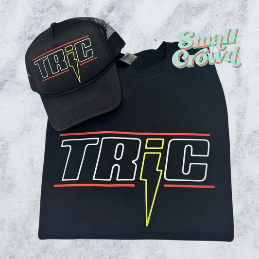 TRIC  - Black (Gildan, LAT, Comfort Colors)