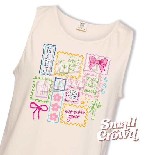 Mahjong - Ivory - Comfort Colors Tank Top