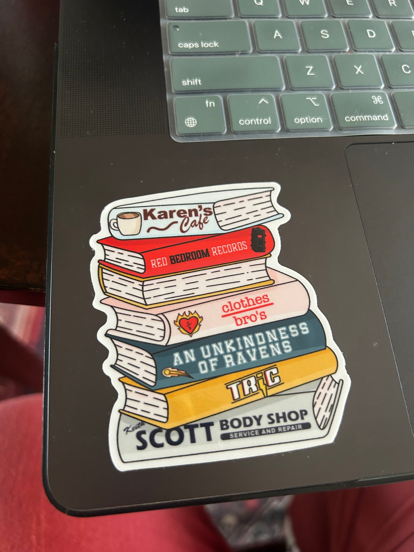 OTH book stack - Laptop/Waterbottle Sticker