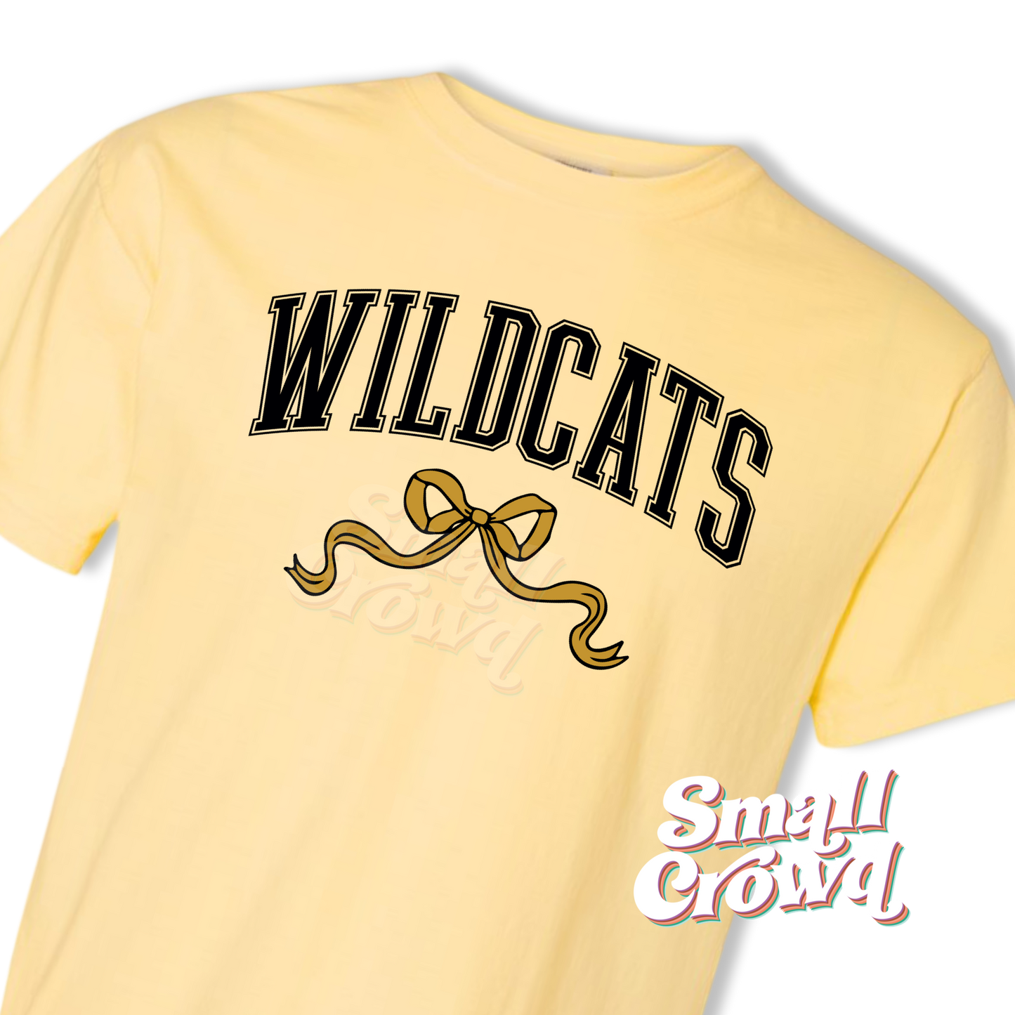 Wildcats Coquette Bow - Butter