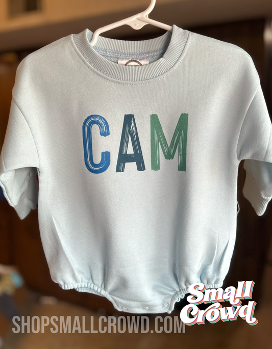 OG Blue Name Bubble Sweatshirt - light blue