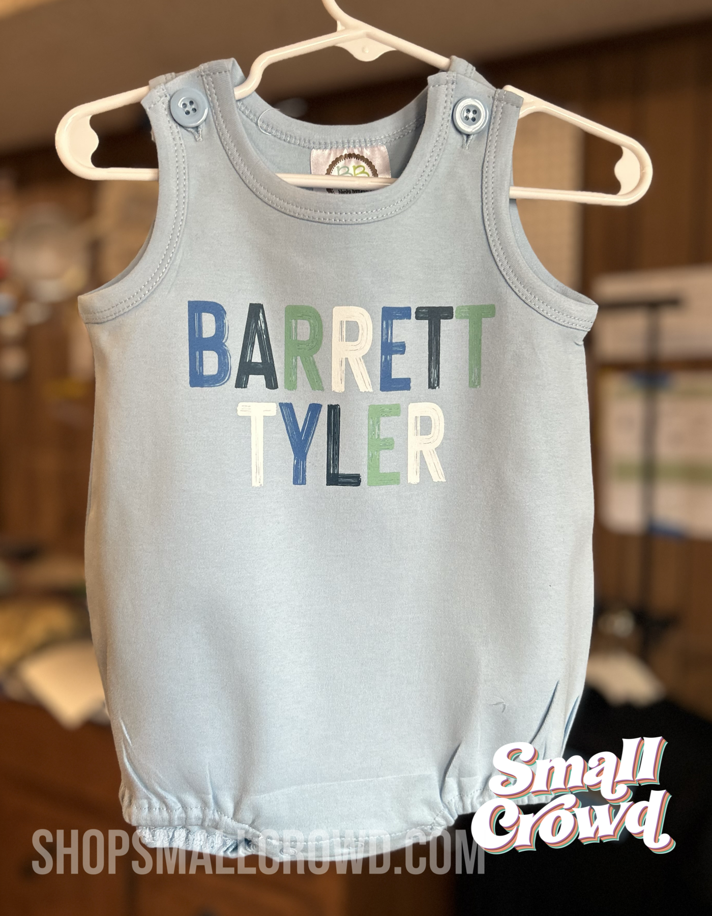 OG Name Bubble Tank - light blue