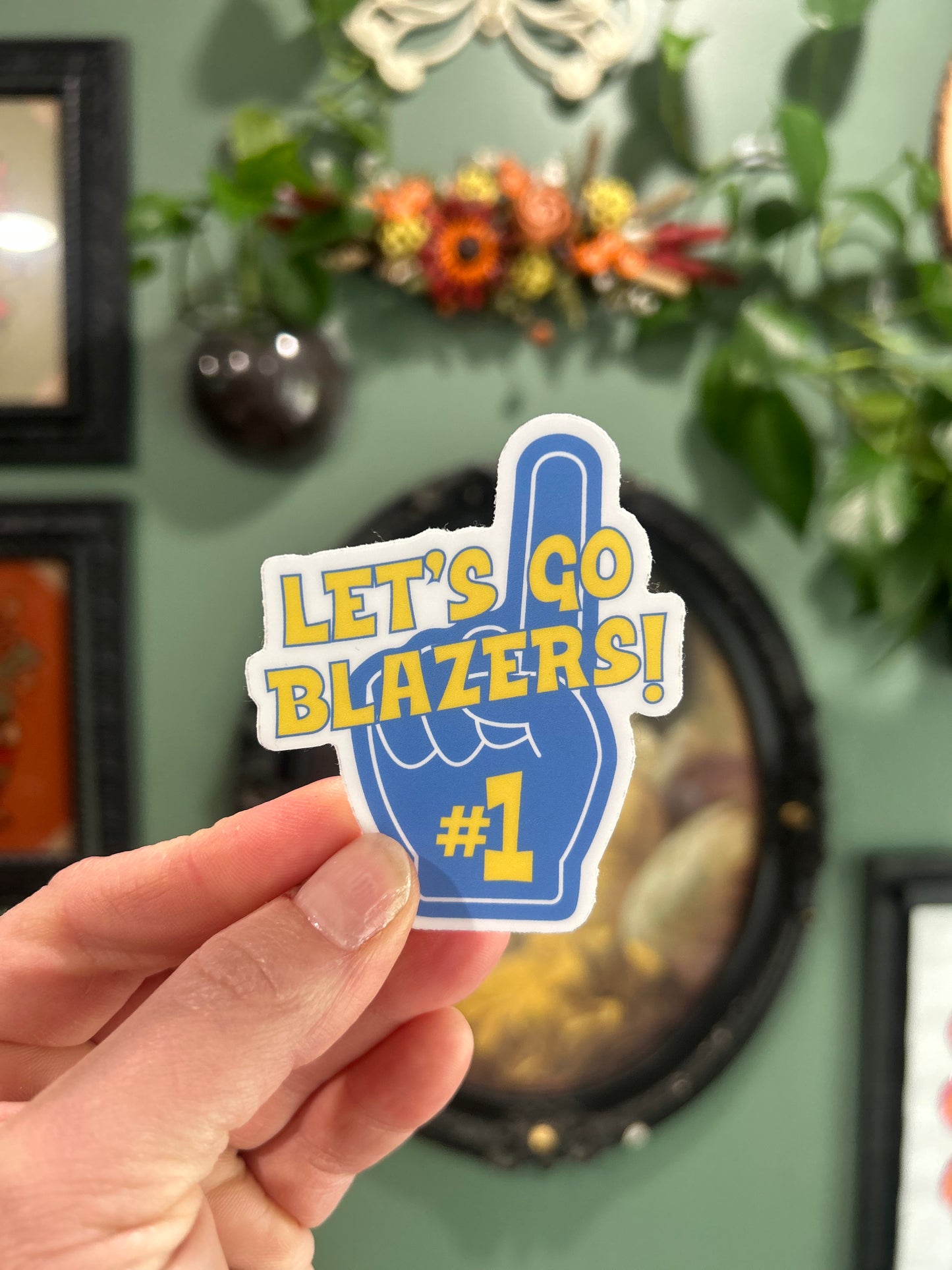 Let’s Go Blazers - Laptop/Waterbottle Sticker