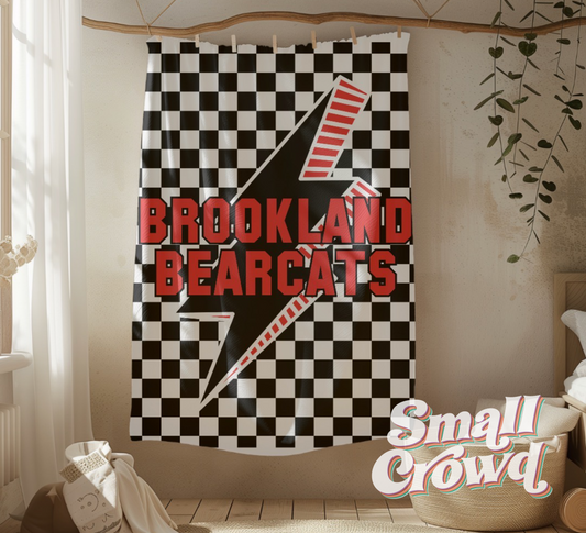 *PREORDER* Brookland Bearcats- Large Minky Blanket - 50in x 60in - 3 week TAT