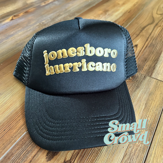 Jonesboro Hurricane Classic - Solid Black Trucker Hat