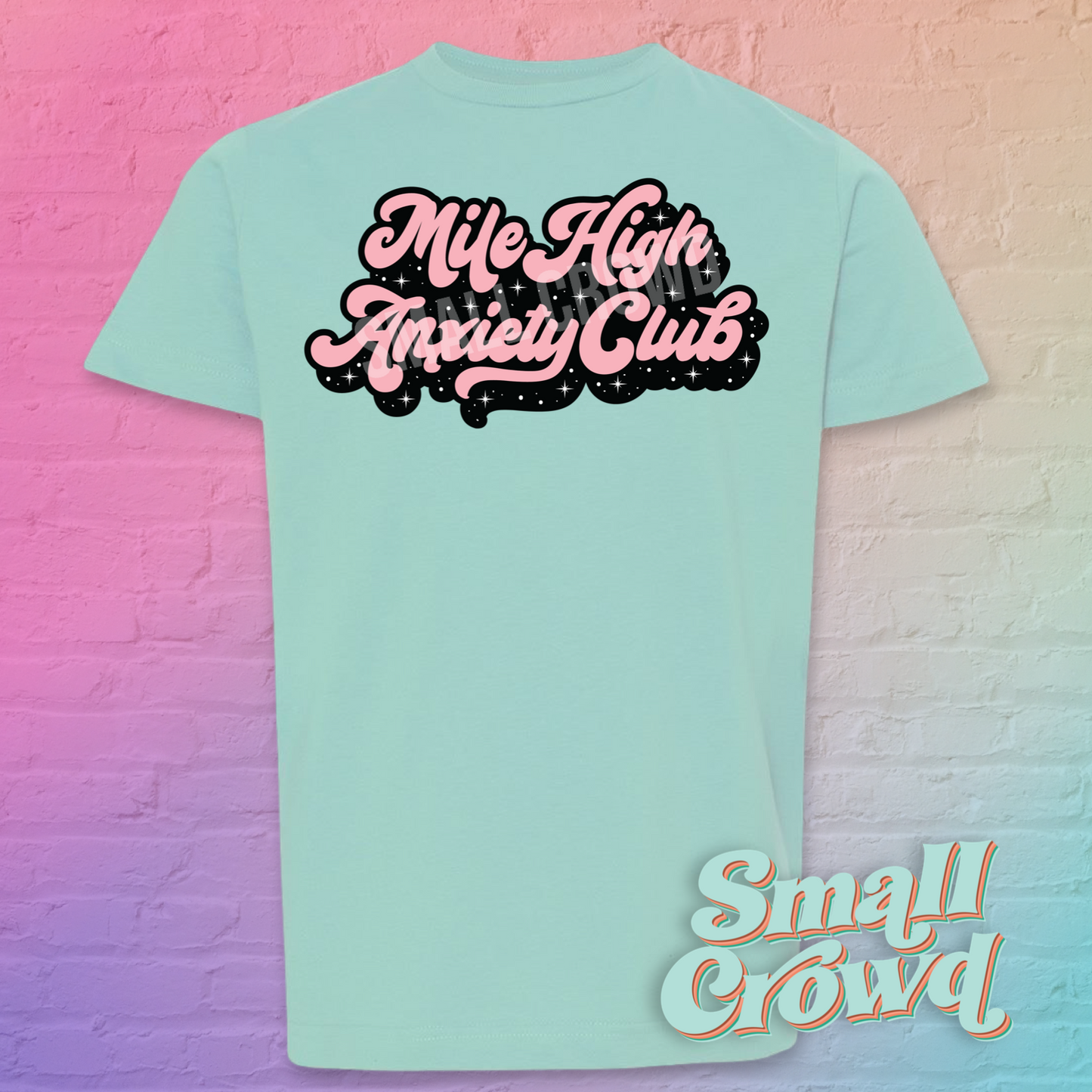 Mile High Anxiety Club graphic tee - chill/chalky mint