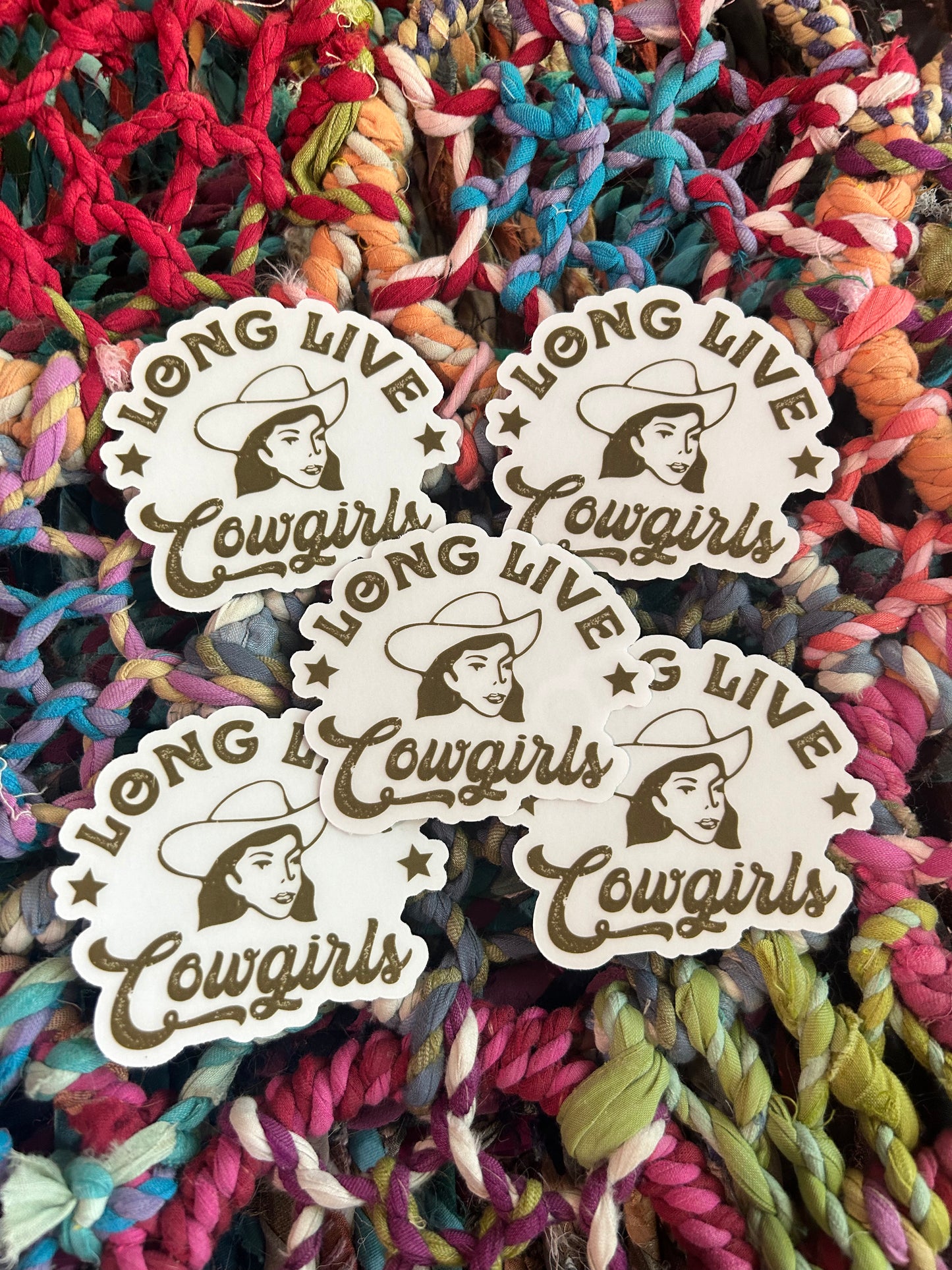 Long Live Cowgirls - Laptop/Waterbottle Sticker