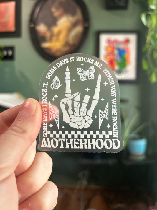 Rockin' Motherhood - Laptop/Waterbottle Sticker