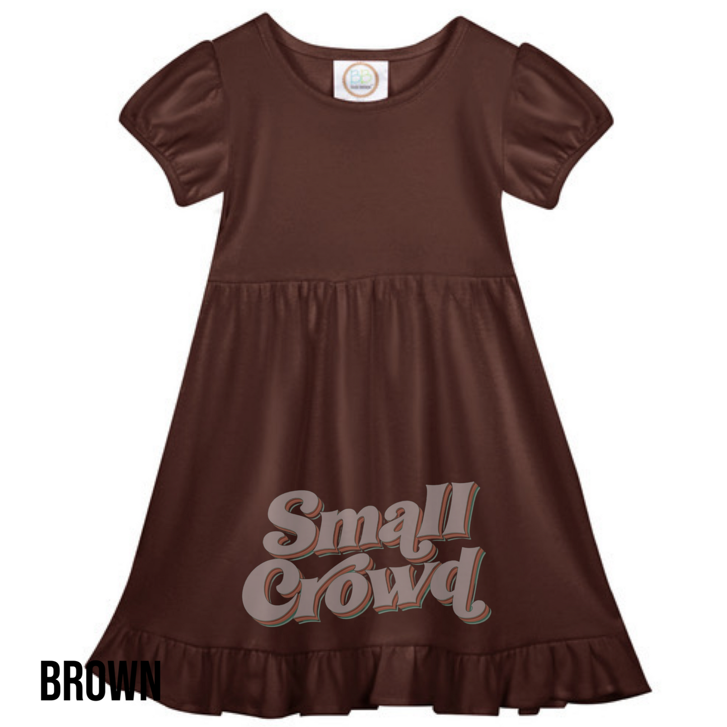 Groovin Flowers Name - Ruffle Dress short sleeve