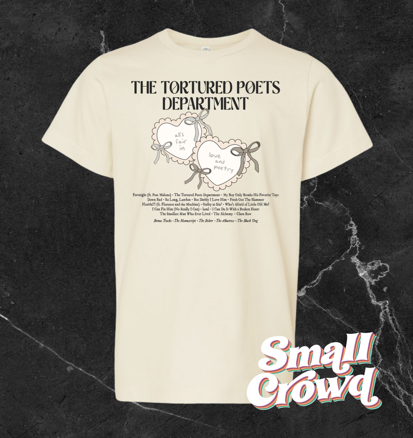 TTPD tracklist - Ivory tee