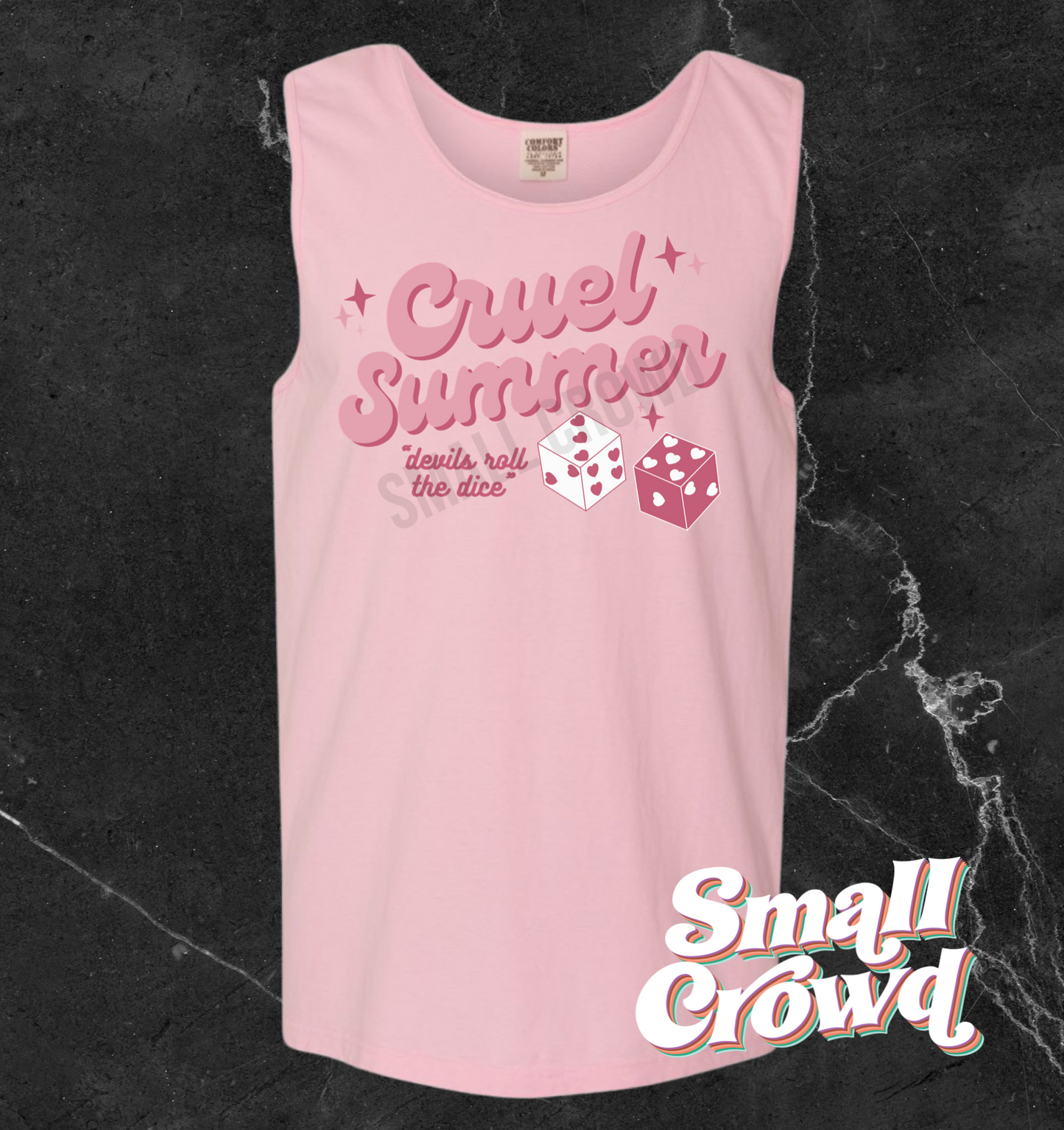 Cruel Summer - blossom comfort colors (tanks/tees)