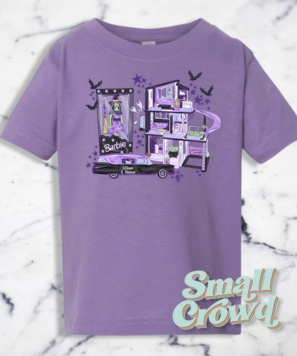 Scream House tee - Lavender