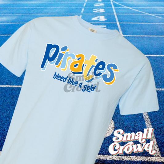 Pirates Double Doodle - Light Blue/Chambray