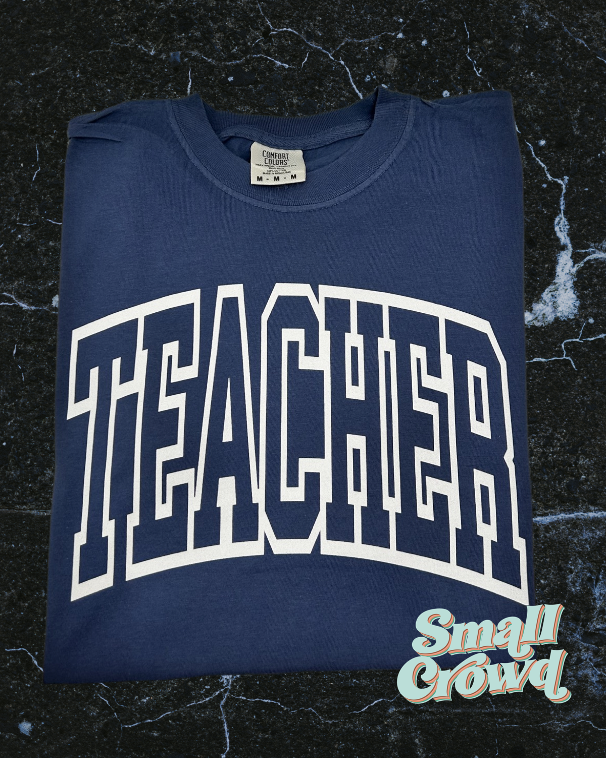 Teacher | short sleeve tee - midnight | comfort colors