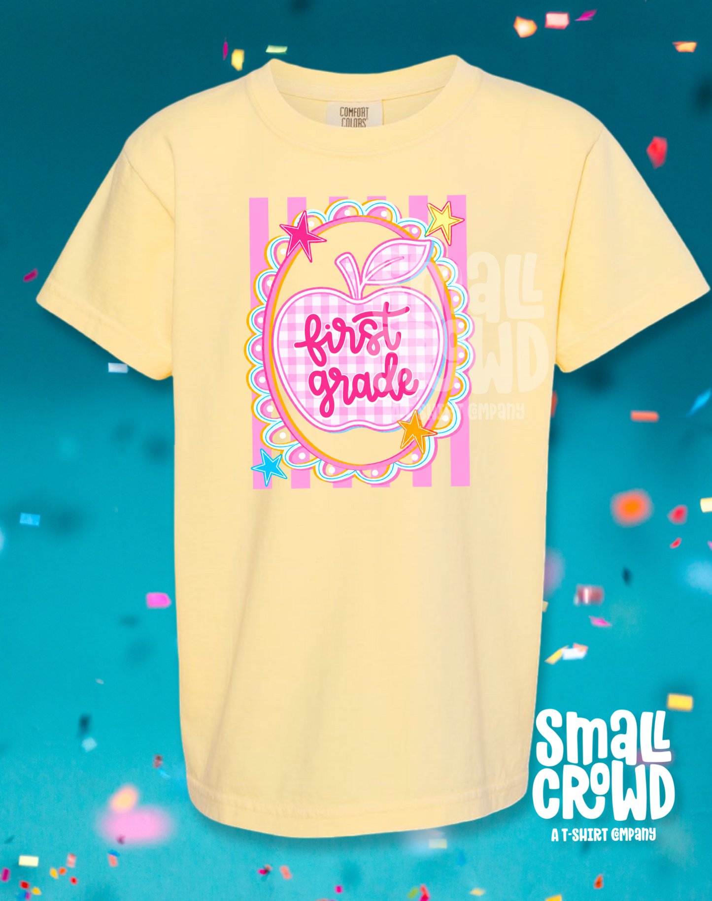 Gingham Apple Grade Level - Butter [PreK - 3rd grade]