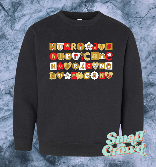 Hurricane Cutie Stack - Black Sweatshirt