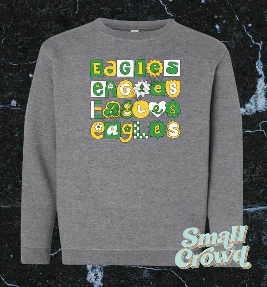 EAGLES (GCT) Cutie Stack - Granite Heather Sweatshirt