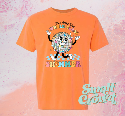 you make the whole class SHIMMER - melon