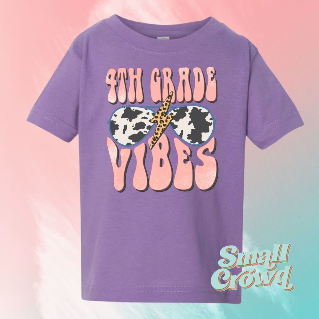 GRADE LEVEL vibes cow print - lavender