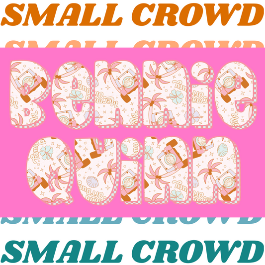 Pink Jeep Name Tee - Raspberry