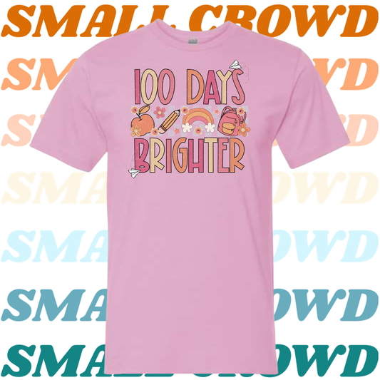100 Days Brighter Graphic tee - pink