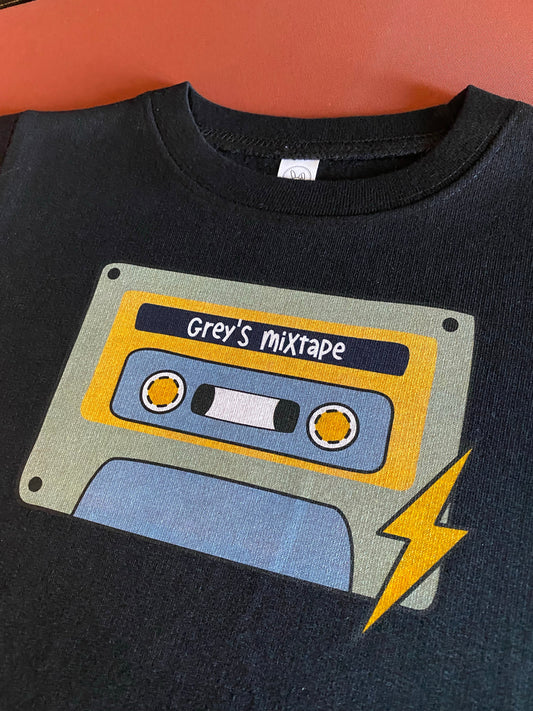 Mixtape Name sweatshirt- black