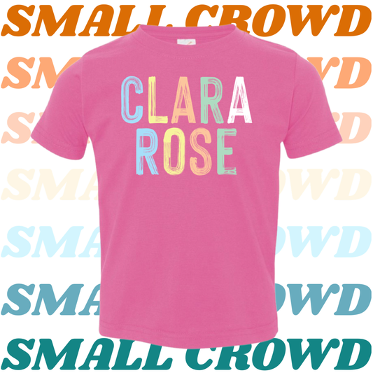 OG PINK Name Tee - Multi Raspberry