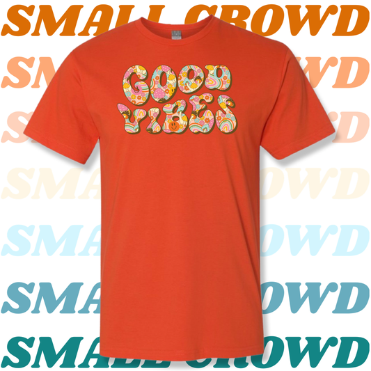 Good Vibes graphic tee - Orange